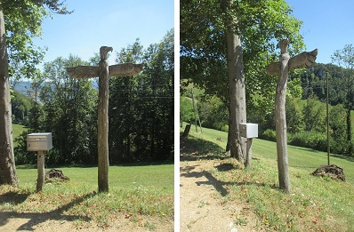 Adlerpfahl mit Mutter Erde in B�rschwil