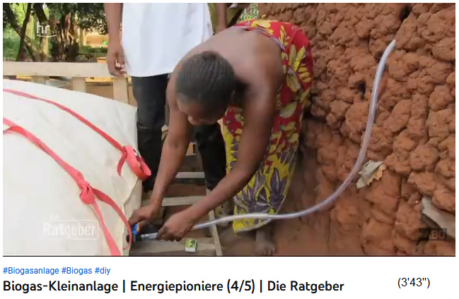 Afrique: Un r�servoir de gaz est connect� �
                une maison