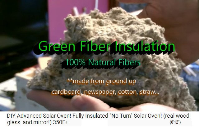 The green
                  fiber insulation