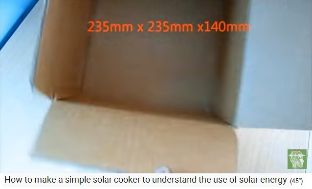 Se toma una caja de
                  cart�n