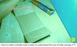 Construir el reflector 01: poner pegamento