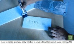 Las partes laterales de espuma de
                  poliestireno est�n recubiertas con pegamento y pegadas
                  con papel de aluminio 2