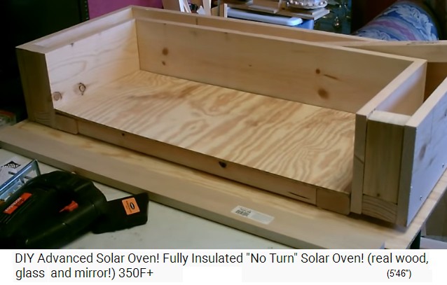Horno solar: La parte inferior del
                  horno solar est� cerrada