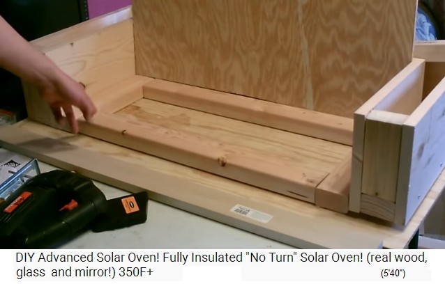 El horno solar tiene una base con un
                  colch�n de aire