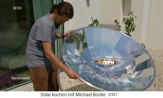 con el espejo
                  parab�lico se cocina r�pidamente, pero solo tiene
                  espacio para una olla, y debe reajustarse cada 25-25
                  minutos