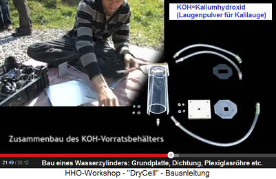 Bau
                            der Wasserzylinder 02