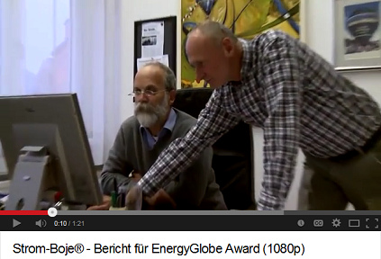 Fritz Mondl (with beard), the
                                  inventor of the power buoy, graphic
                                  artist, and industrial designer