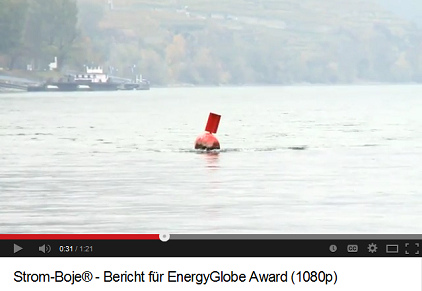At a buoy in the Danube near
                                  Joching you can see the stream
                                  resistance