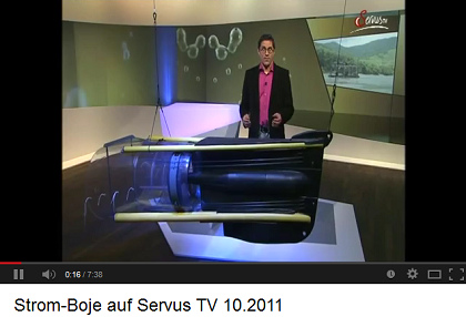 The stream buoy at a television
                                  broadcast of Servus TV from 2011