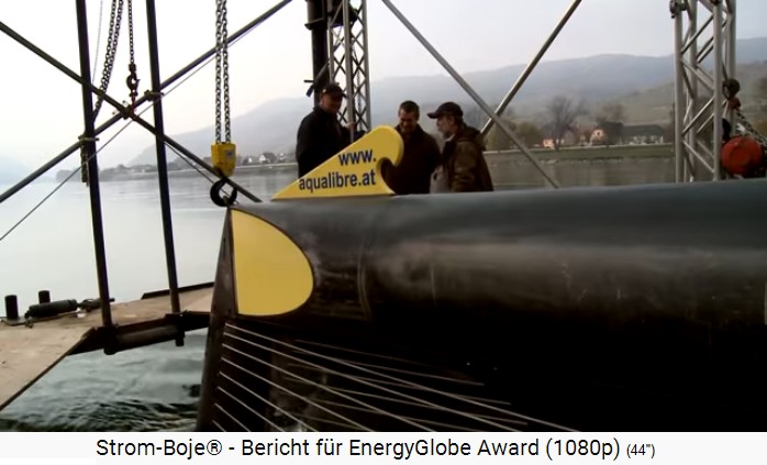 A stream buoy
                prototype, here is the model with the best electricity
                production