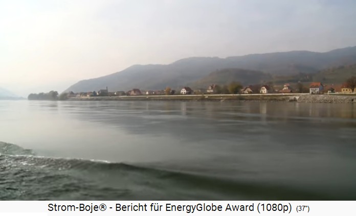 Joching with households on the bank of
                  the Danube