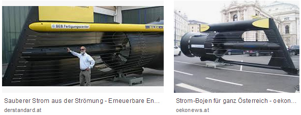 Die Stromboje f�r grosse
                    Fl�sse von Pionier Mondl in �sterreich