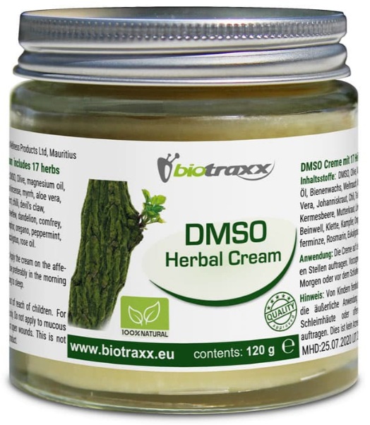 DMSO combined with magnesium and 17
                  medicinal herbs