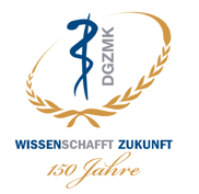 Deutsche Gesellschaft für
                            Zahn-, Mund- und Kieferheilkunde, Logo einer
                            Giftgesellschaft aus Düsseldorf, die Amalgam
                            bis heute nicht verbietet (2009)