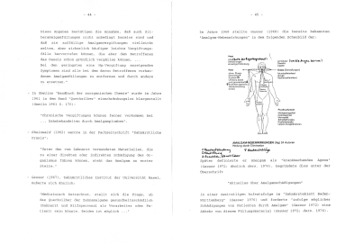 Kieler
                            Amalgamgutachten: Der Kenntnisstand der
                            Zahnmedizin �ber Amalgam ab 1955, Seiten
                            44-45