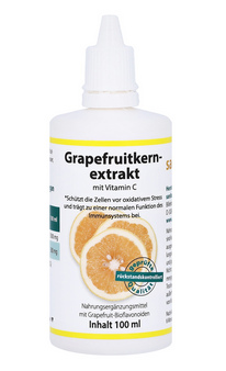 Grapefruitkernextrakt von orangen
                  Grapefruits im Fl�schchen