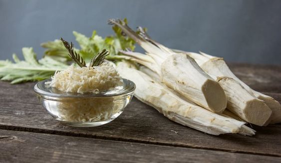 R�bano
              picante planta vivaz y rallado