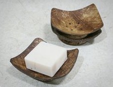 Soap dish of
                  coconut bowl