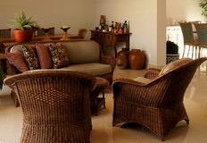 Armchair
                  of coconut fiber mesh