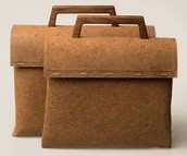 Bags of coconut fiber