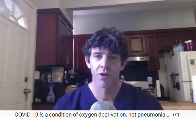 Dr.
                      Kyle-Sidell aus New York: Corona19 ist
                      Sauerstoffmangel, keine Lungenentzündung