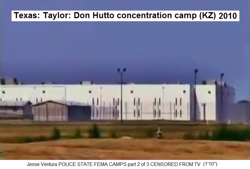 Taylor in Texas: Das Don
                  Hutto-KZ im Jahre 2010 (offiziell "Wohnheim"
                  - "residential center" genannt)