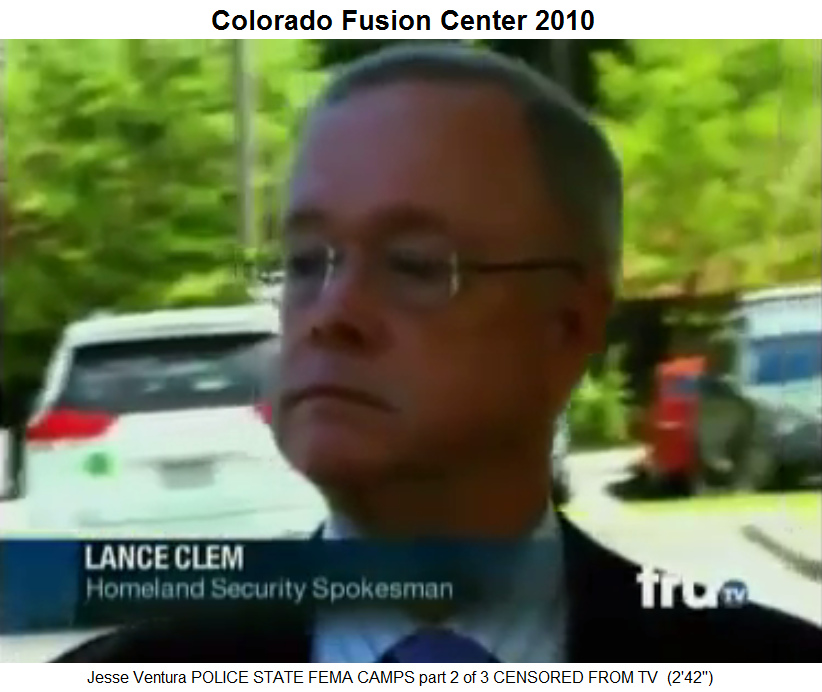 Das Fusion Center von Colorado:
                  Sprecher Lance Clem im Jahre 2010: "Hier werden
                  Daten kombiniert"