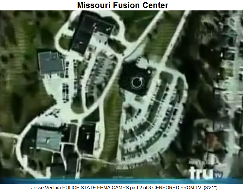 Das Fusion Center von Missouri, Sicht von
                  oben 2010