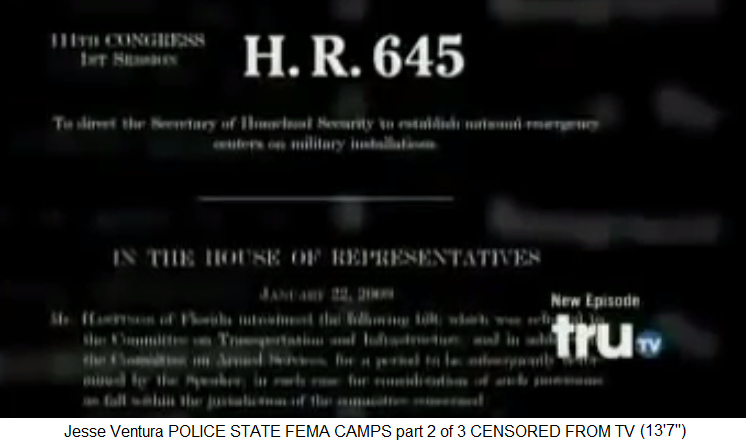 "USA": Der
                  Gesetzesbeschluss H.R.645 zum Bau von KZs, 22.1.2002
