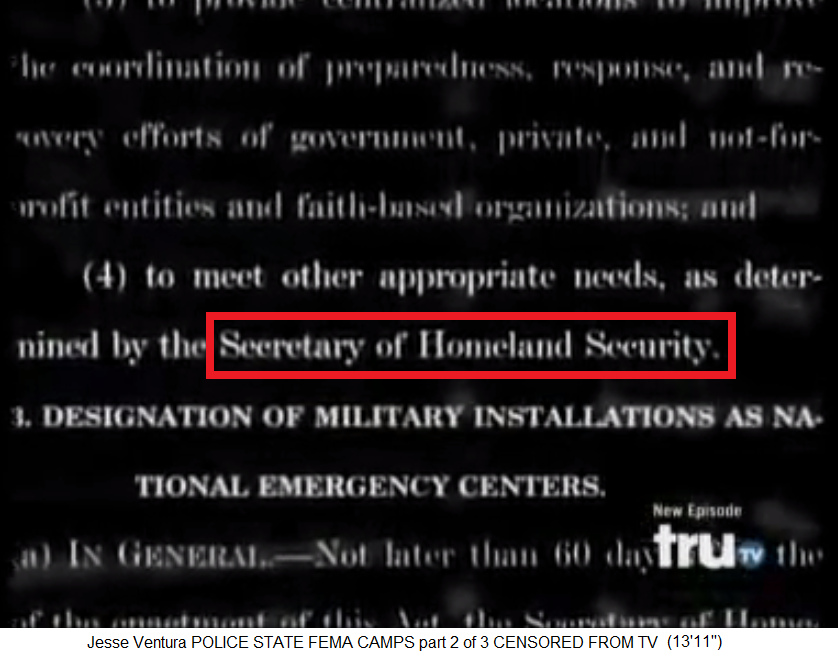 Der
                  Beschluss H.R.645 gibt der Heimatschutzbehörde
                  "Homeland Security" den Auftrag, KZs in den
                  "USA" zu bauen