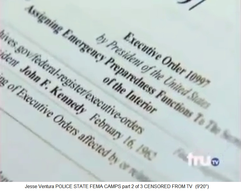 Die Executive Order von Kennedy vom 16.
                  Februar 1962