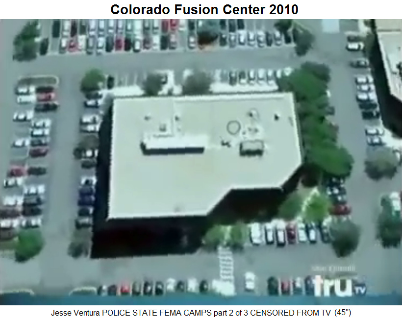 Das Fusion Center von Colorado ("USA"),
                  Sicht von oben im Jahre 2010