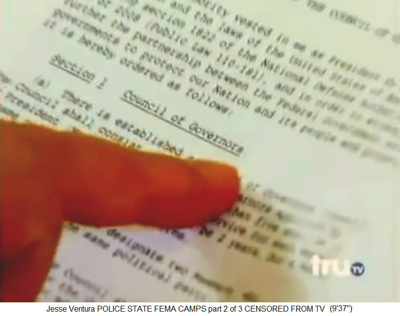 11.1.2010: Obama definiert in seiner Executive
                  Order einen Gouverneursrat (Council of Governors)