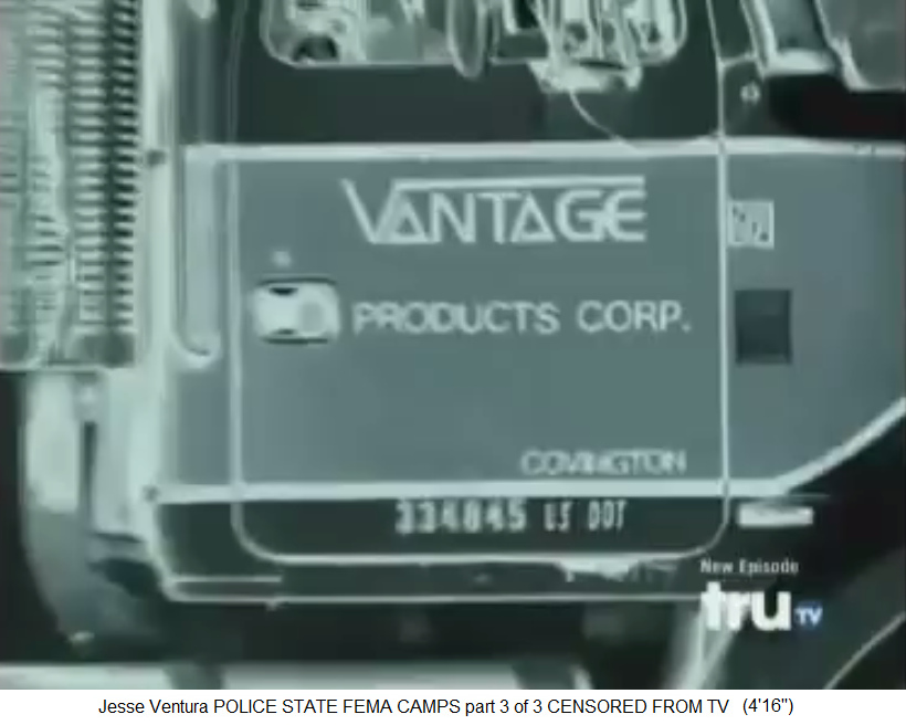 Madison (Georgia),
                  Sarglager mit Lastwagen "Vantage", Schild