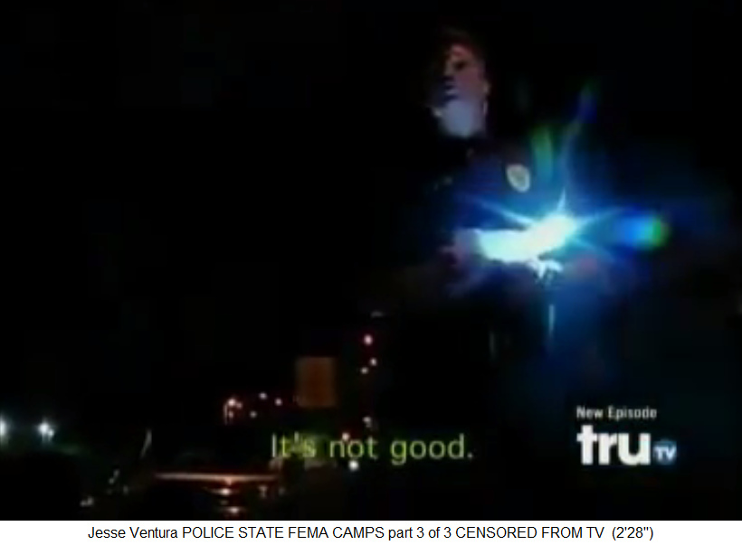 Hafen von Los Angeles am Abend,
                  Polizeikontrolle sagt: Das ist nicht gut (it's not
                  good)