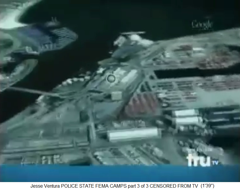 Hafen von Los Angeles, die Gefangeneninsel
                  mit KZ