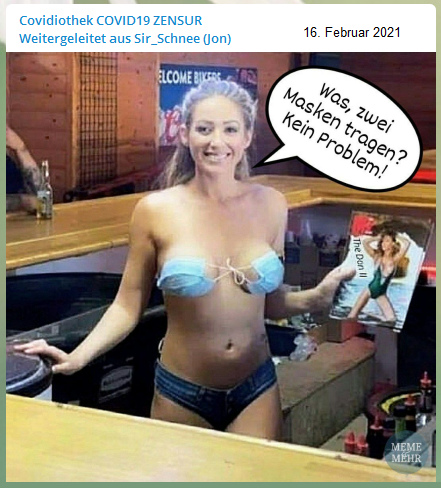 Maskenmode: 2 Masken sind 1 BH tr�gerlos