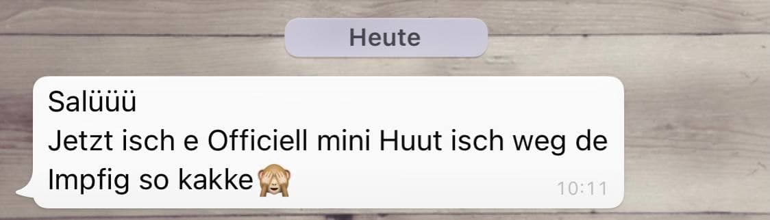 GENimpfschaden Schweiz
                    24.7.2021: GENimpfung provoziert Hautschaden