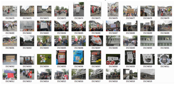 Demo f�r Grundrechte in Luzern
                      31.7.2021 - Sammelfoto 01