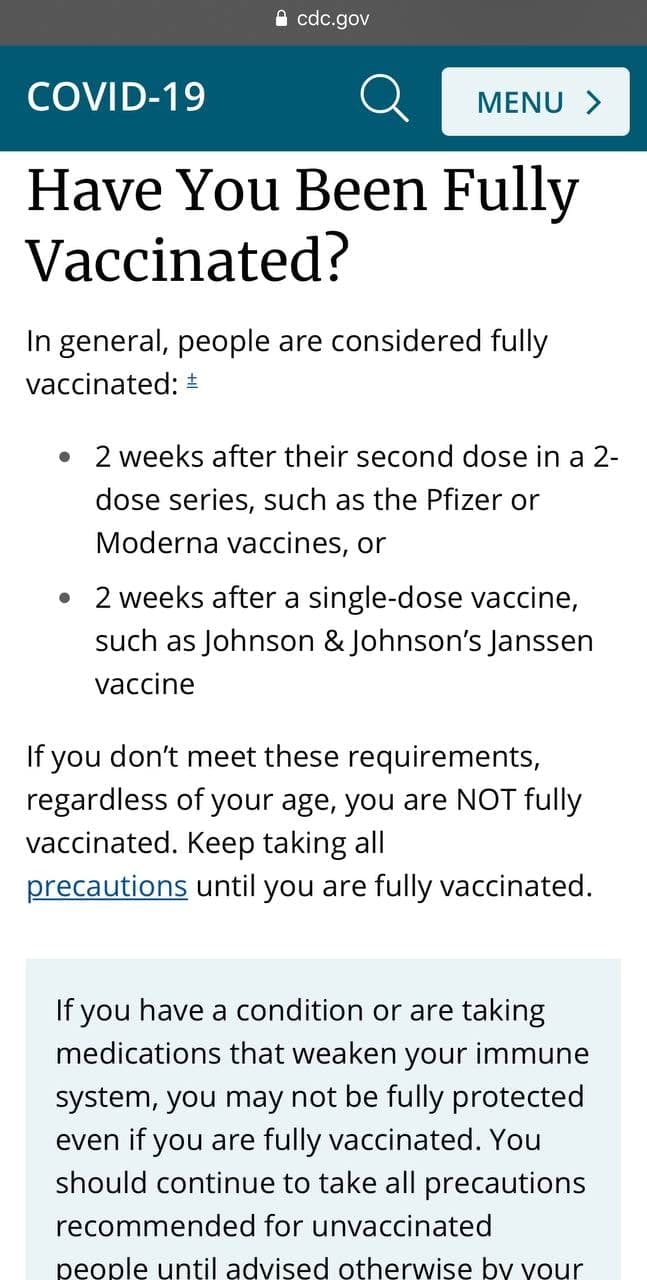 Zahlenspiele 2.9.2021: Auch
                  die CDC meint: "Geimpft" gilt man erst 2
                  Wochen hach der zweiten tödlichen GENimpfung oder 1mal
                  nach Johnson&Johnson