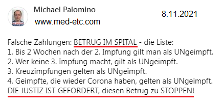 Falsche
                                        Z�hlungen: BETRUG IM SPITAL! DIE
                                        JUSTIZ IST GEFORDERT, diesen
                                        Betrug zu STOPPEN!