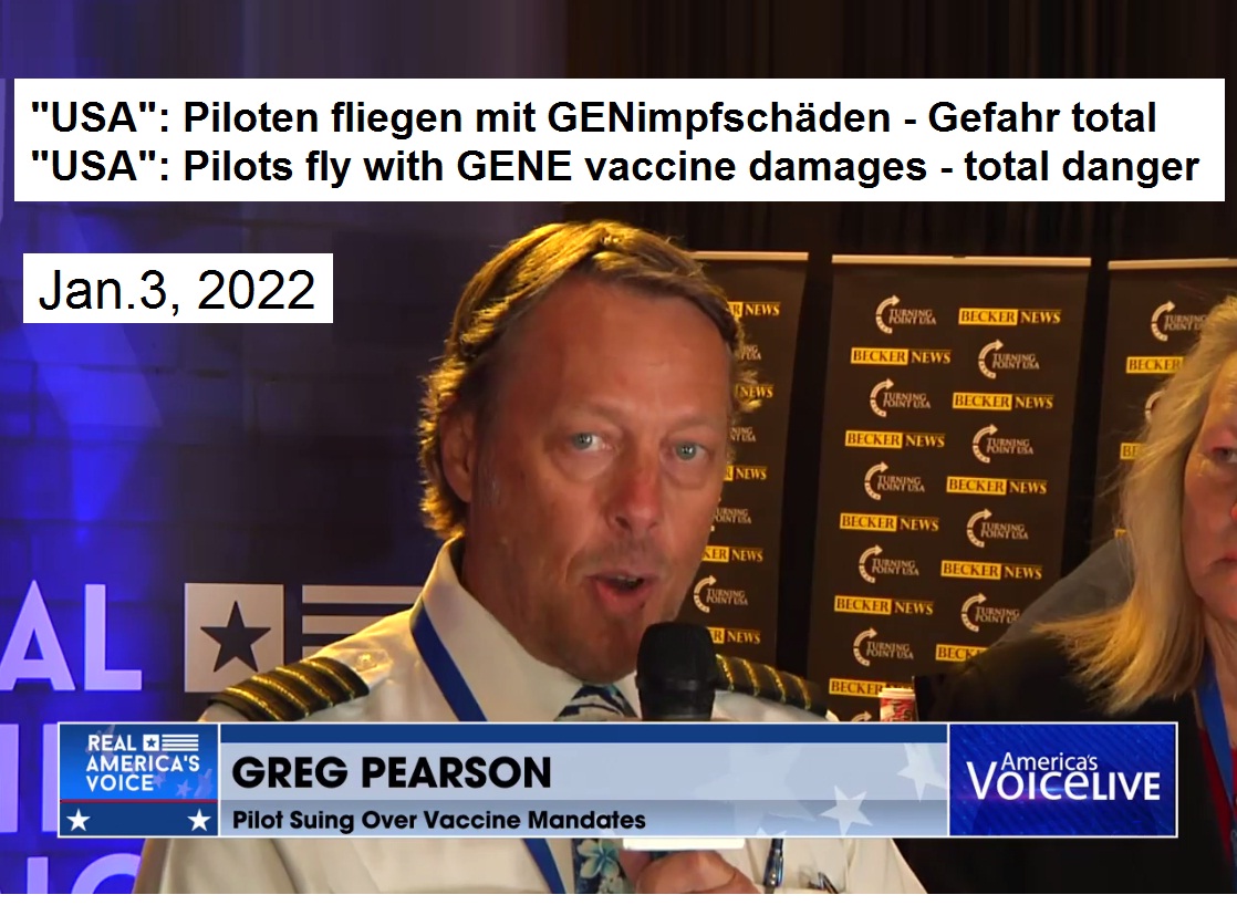 GENgeimpfe
                    Piloten fliegen mit GENimpfsch�den, Gefahr total