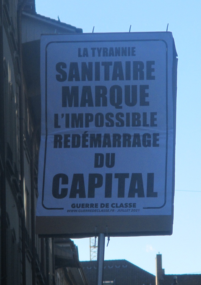 Demo in Bern 22.1.2022: Plakat: Kapital
regiert Demo in Bern 22.1.2022: Plakat: Kapital
regiert