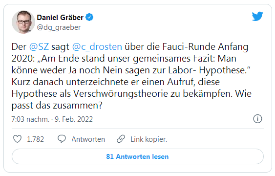 Anzeige gegen Drosten Foto
                  2: Drosten erfindet Verschw�rungstheorien