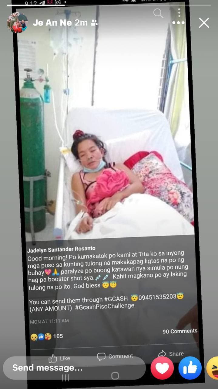 GENimpfschaden
                    Philippinen 12.2.2022: Opfer Jadelyn von 3x
                    AstraZenneca ist nun gelähmt: Filipinas: Víctima:
                    Quedó paralizada después de una inyección de
                    refuerzo