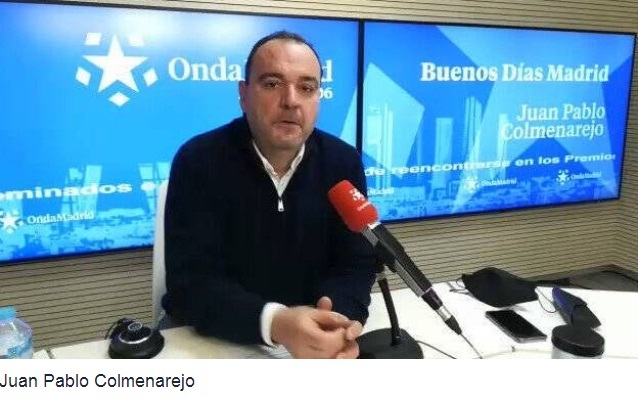 Verdacht GENimpfschaden Madrid 25.2.2022:
                  Journalist Juan Pablo Colmenarejo: Hirnschlag - Spital
                  - Meldung vom 23.2.2022: El periodista Juan Pablo
                  Colmenarejo, grave tras sufrir un infarto cerebral