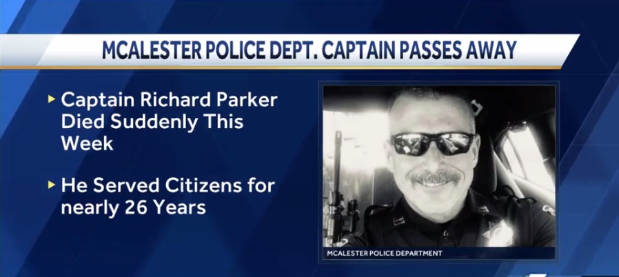 Verdacht "Corona"-Impfmord in
                    McAlester (Oklahoma, "USA") 17.3.2023:
                    Polizeiboss Richard Parker pl�tzlich gestorben:
                    McAlester police captain dies suddenly, department
                    says