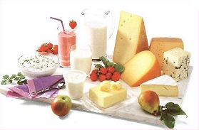 Produits laitiers, par exemple lait,
                        yogourt, beurre et fromage