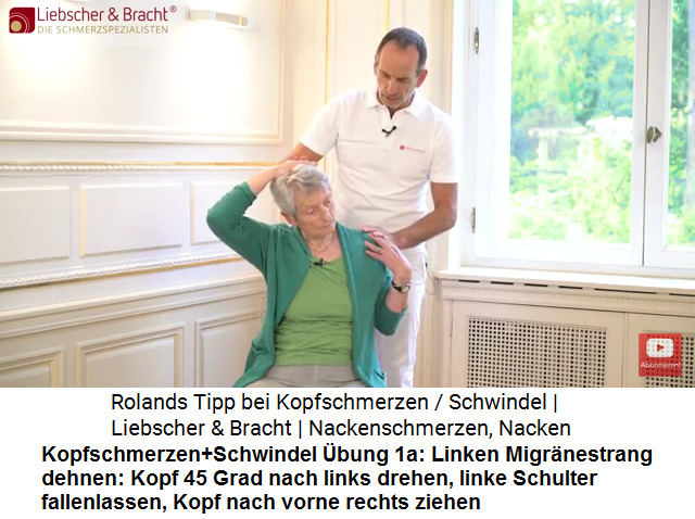 Kopfschmerzen Video 3
                        �bung 1a: Den linken Migr�nestrang dehnen