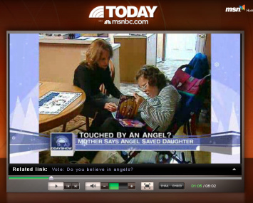 Bericht von Today 23.12.2008: Die
                            Genesung von Chelsea. Die �rzte haben
                            medizinisch keine Erkl�rung, wie die
                            14-j�hrige Chelsea die Lungenentz�ndung
                            �berleben konnte, denn die Apparaturen waren
                            abgeschaltet. Die Mutter ist �berzeugt, dass
                            ein Engel ihre Tochter geheilt hat.